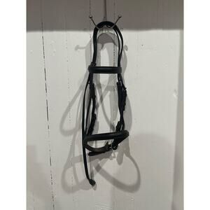 Dark Brown Leather Pony Bridle